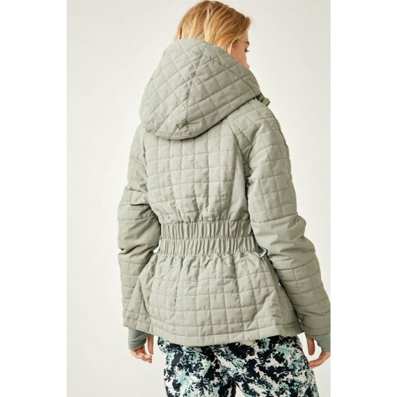 Free People Women’s All Prepped Ski Jacket, Grayed Olive Size M (MSRP $428) - Picture 3 of 15